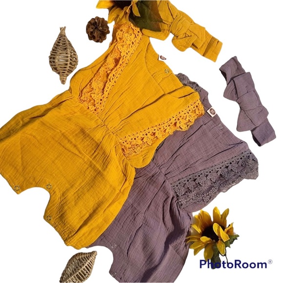 🌸3/$12,Bundle 2 of girl’s jumper 0-3 months new - Picture 3 of 10